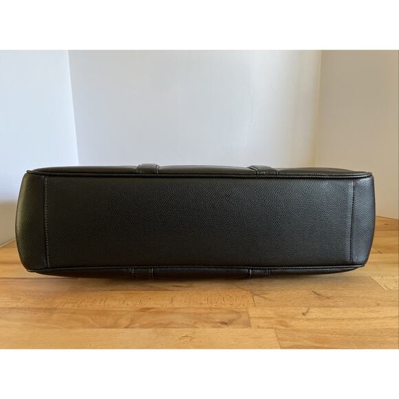 COACH Black Leather Metropolitan 2 Way Business Bag 71695 Academia Messenger - Picture 6 of 16